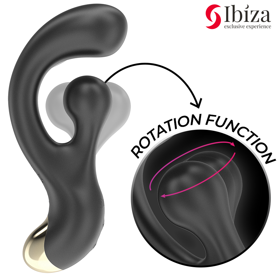 IBIZA - VIBRATING & ROTATING STIMULATOR - My naughty haven #