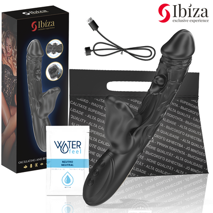 IBIZA - VIBRATOR AND CLITORIS STIMULATOR WITH BITING AND ROTATION EFFECT - My naughty haven #