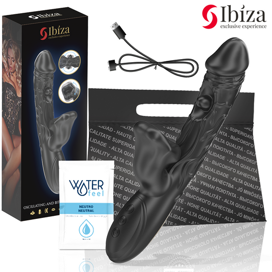 IBIZA - VIBRATOR AND CLITORIS STIMULATOR WITH BITING AND ROTATION EFFECT - My naughty haven #