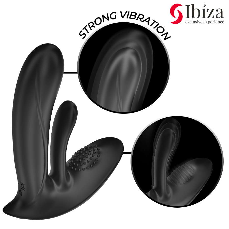 IBIZA - WEARABLE VIBRATOR WITH G-SPOT AND CLITORIS STIMULATION WITH REMOTE CONTROL - My naughty haven #