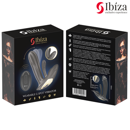 IBIZA - WEARABLE VIBRATOR WITH G-SPOT AND CLITORIS STIMULATION WITH REMOTE CONTROL - My naughty haven #
