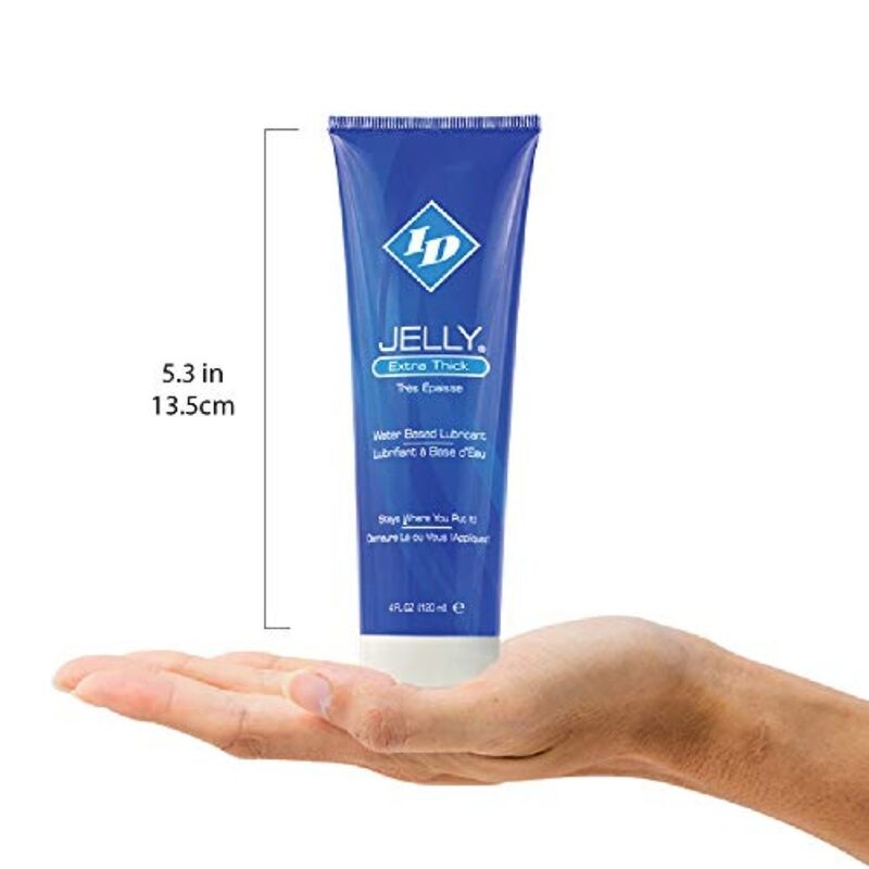 ID JELLY - WATER BASED LUBRICANT EXTRA THICK TRAVEL TUBE 120 ML - My naughty haven #