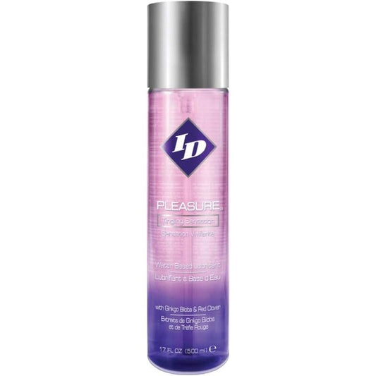 ID PLEASURE - TINGING SENSATION WATER BASED LUBRICANT 500 ML - My naughty haven #