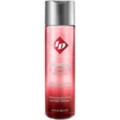 ID SENSATION - WATER BASED LUBRICANT WITH HEAT EFFECT 250 ML - My naughty haven #