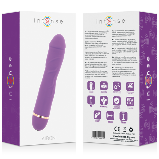 INTENSE - AIRON 20 SPEEDS SILICONE LILAC - My naughty haven #