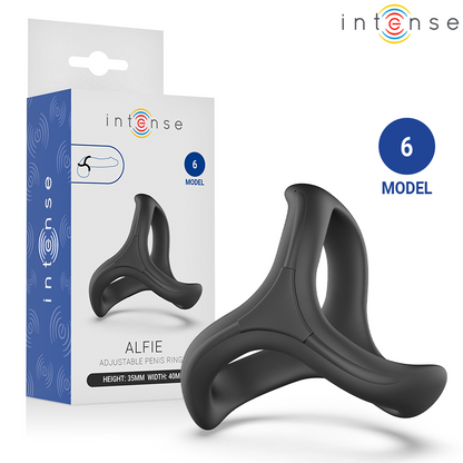 INTENSE - ALFIE ADJUSTABLE TRIPLE PENIS RING MODEL 6 - My naughty haven #