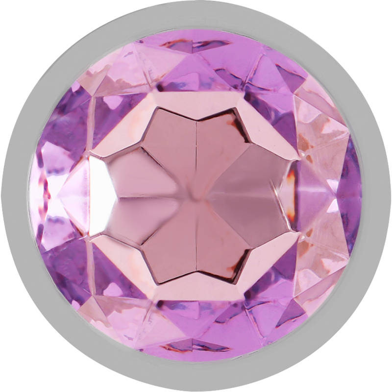 INTENSE - ALUMINUM METAL ANAL PLUG WITH VIOLET CRYSTAL SIZE M - My naughty haven #