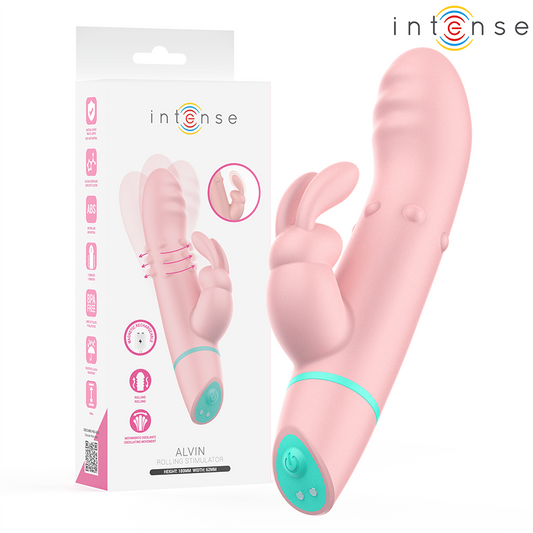 INTENSE - ALVIN RABBIT STIMULATOR & ROLLING VIBRATOR + OSCILLATING - My naughty haven #