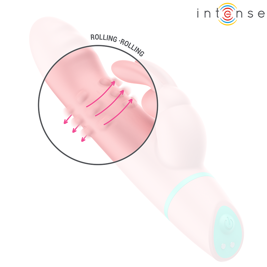 INTENSE - ALVIN RABBIT STIMULATOR & ROLLING VIBRATOR + OSCILLATING - My naughty haven #