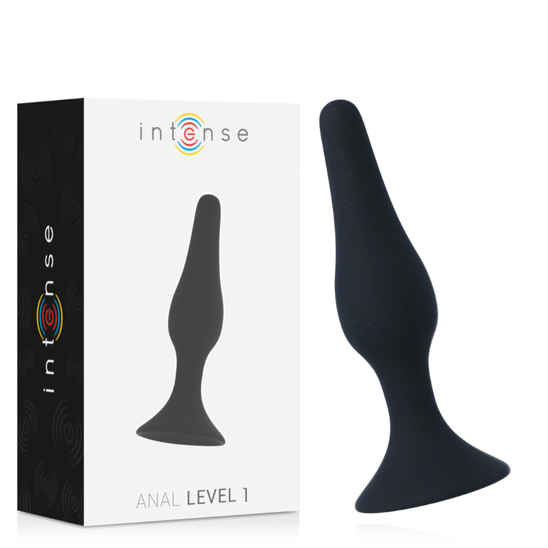 INTENSE - ANAL LEVEL 1 10.5CM BLACK - My naughty haven #