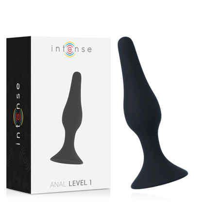 INTENSE - ANAL LEVEL 1 10.5CM BLACK - My naughty haven #