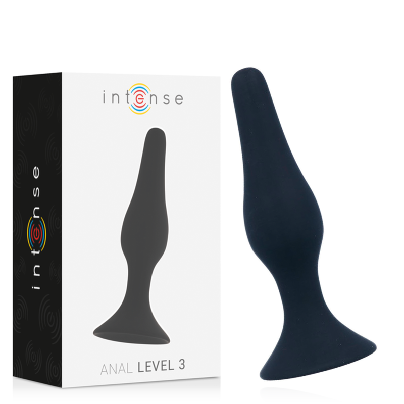 INTENSE - ANAL LEVEL 3 12.5CM BLACK - My naughty haven #