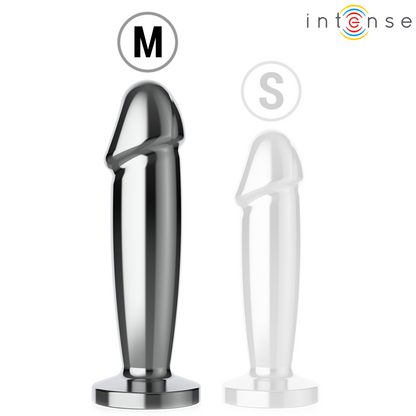 INTENSE - ANAL PLUG 10 VIBRATIONS METAL DILDO WITH REMOTE CONTROL M - My naughty haven #