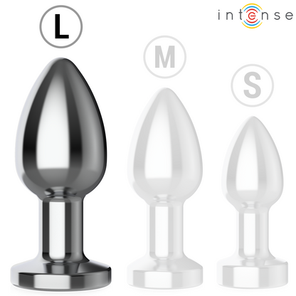 INTENSE - ANAL PLUG 10 VIBRATIONS METAL WITH REMOTE CONTROL L - My naughty haven #