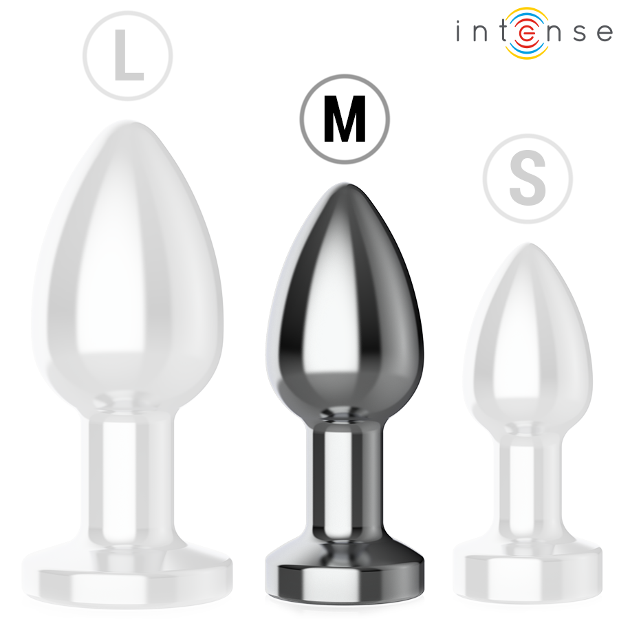 INTENSE - ANAL PLUG 10 VIBRATIONS METAL WITH REMOTE CONTROL M - My naughty haven #