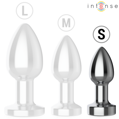 INTENSE - ANAL PLUG 10 VIBRATIONS METAL WITH REMOTE CONTROL S - My naughty haven #