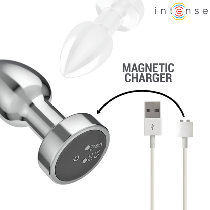 INTENSE - ANAL PLUG 10 VIBRATIONS METAL WITH REMOTE CONTROL S - My naughty haven #