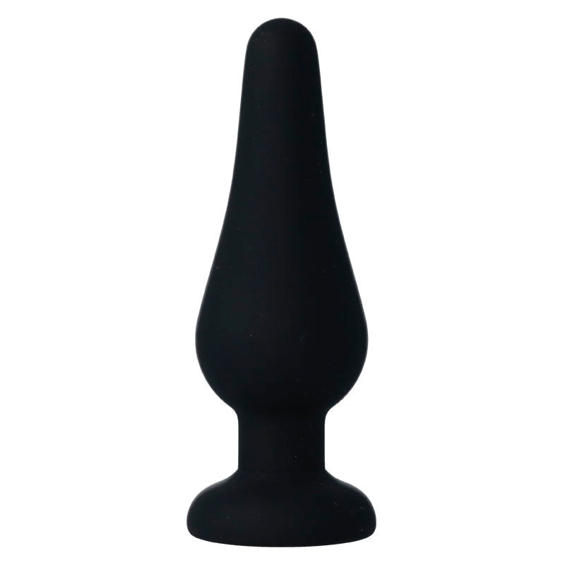 INTENSE - ANAL PLUG PIPO M BLACK SILICONE 11 CM - My naughty haven #