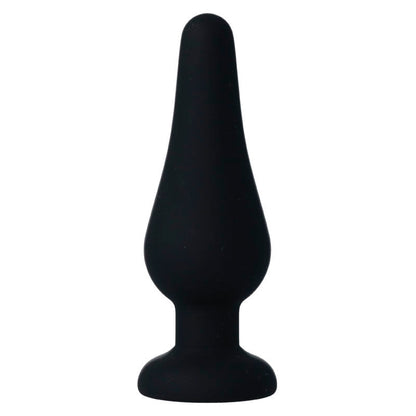 INTENSE - ANAL PLUG PIPO M BLACK SILICONE 11 CM - My naughty haven #