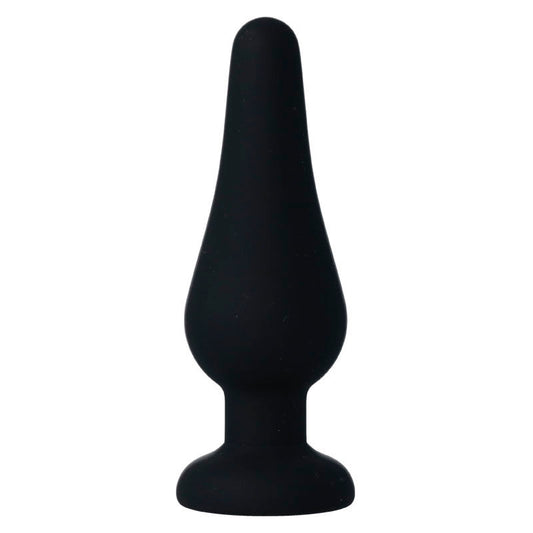 INTENSE - ANAL PLUG PIPO M BLACK SILICONE 11 CM - My naughty haven #
