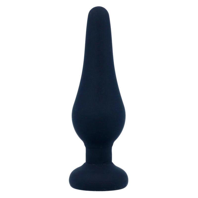 INTENSE - ANAL PLUG PIPO S BLACK SILICONE 9.8 CM - My naughty haven #