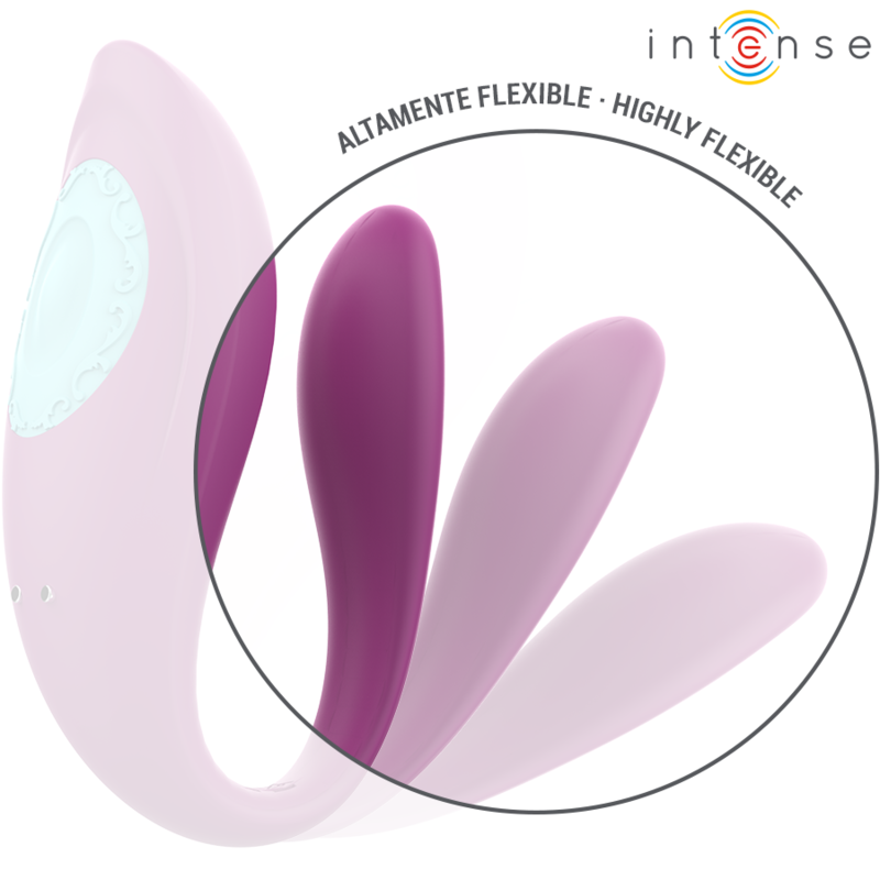 INTENSE - ANNIE U-SHAPED VIBRATOR AND STIMULATOR PURPLE REMOTE CONTROL - My naughty haven #