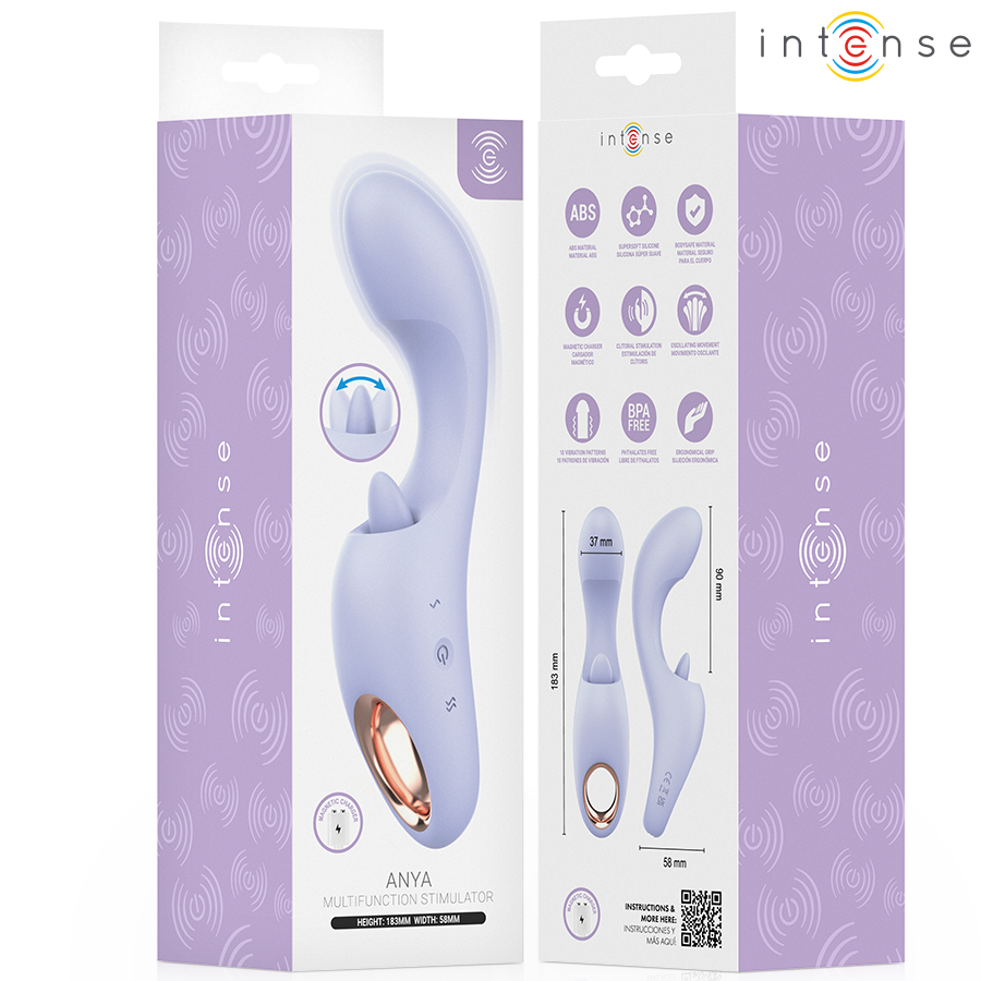 INTENSE - ANYA MULTIFUNCTION VIBRATION AND MOVEMENT STIMULATOR - My naughty haven #