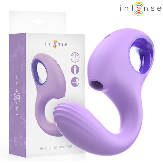 INTENSE - BAXTER VIBRATOR & STIMULATOR VIOLET - My naughty haven #