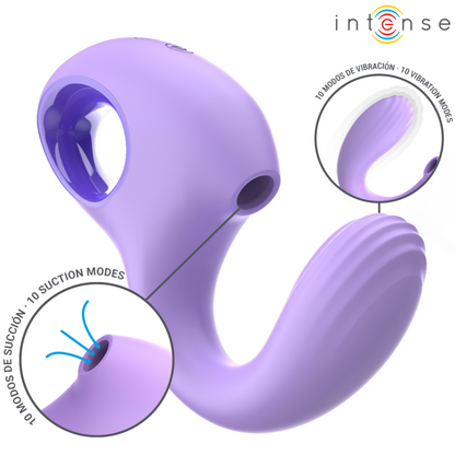 INTENSE - BAXTER VIBRATOR & STIMULATOR VIOLET - My naughty haven #
