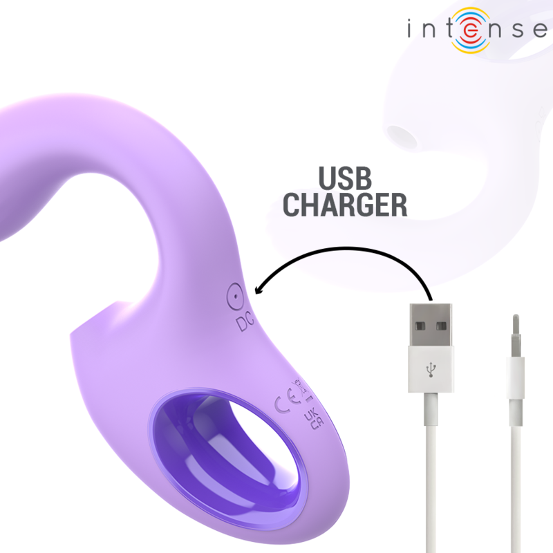 INTENSE - BAXTER VIBRATOR & STIMULATOR VIOLET - My naughty haven #