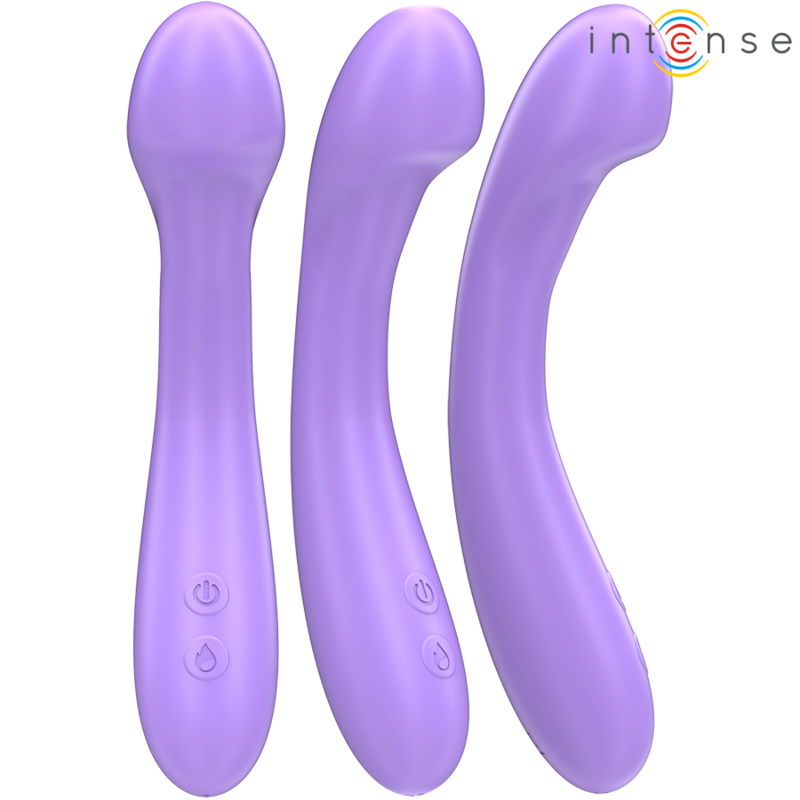 INTENSE - BECKY VIBRATOR 19 CM HEATABLE 7 VIBRATIONS PURPLE - My naughty haven #