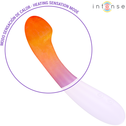 INTENSE - BECKY VIBRATOR 19 CM HEATABLE 7 VIBRATIONS PURPLE - My naughty haven #