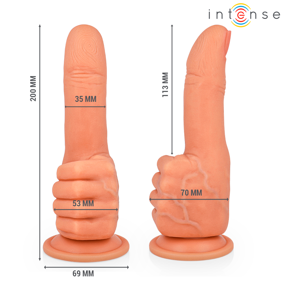 INTENSE - BENDER G-SPOT STIMULATOR FLEXIBLE HAND 11.3 CM - My naughty haven #