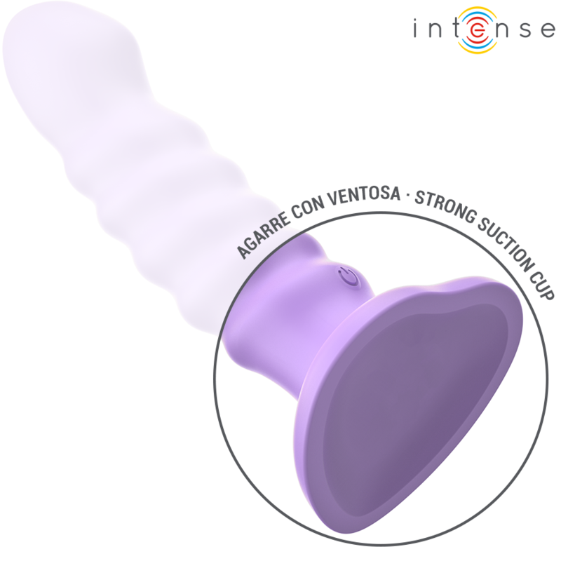 INTENSE - BRENDA VIBRATOR SIZE M SPIRAL DESIGN 10 VIBRATIONS PURPLE REMOTE CONTROL - My naughty haven #