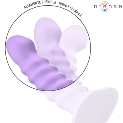 INTENSE - BRENDA VIBRATOR SIZE M SPIRAL DESIGN 10 VIBRATIONS PURPLE REMOTE CONTROL - My naughty haven #