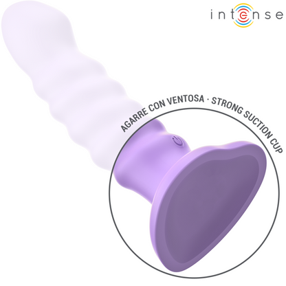 INTENSE - BRENDA VIBRATOR SIZE M SPIRAL DESIGN 10 VIBRATIONS PURPLE REMOTE CONTROL - My naughty haven #