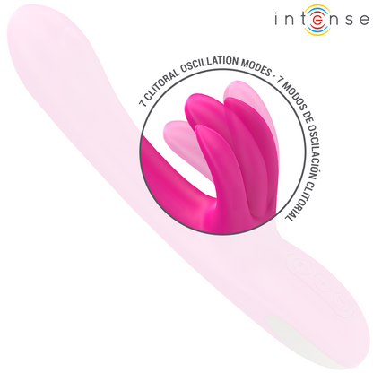 INTENSE - BRITNEY MULTIFUNCTION RABBIT VIBRATOR 23 CM PINK - My naughty haven #