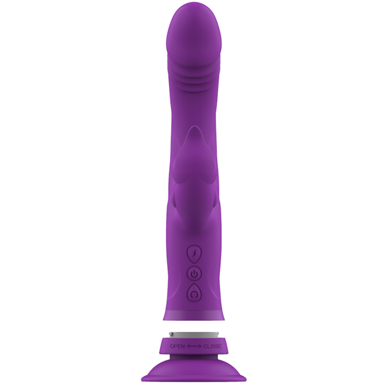 INTENSE - CASANOVA RABBIT SILICONE VIBRATOR TRIPLE MOTOR PURPLE - My naughty haven #