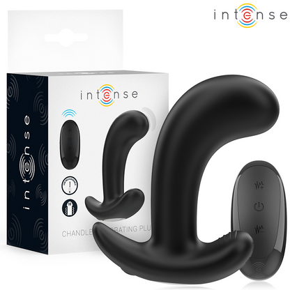 INTENSE - CHANDLER ANAL PLUG 10 VIBRATIONS BLACK REMOTE CONTROL - My naughty haven #