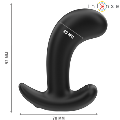 INTENSE - CHANDLER ANAL PLUG 10 VIBRATIONS BLACK REMOTE CONTROL - My naughty haven #