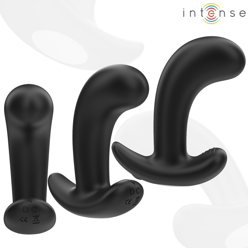 INTENSE - CHANDLER ANAL PLUG 10 VIBRATIONS BLACK REMOTE CONTROL - My naughty haven #