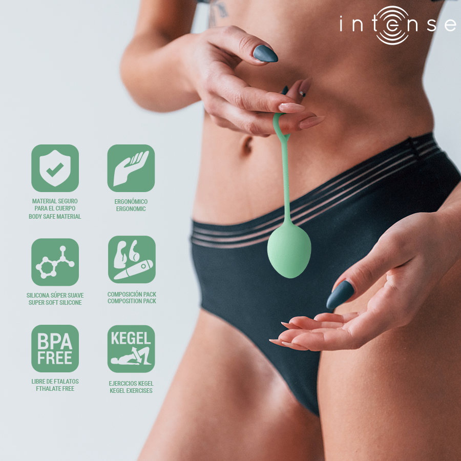INTENSE - CHARLI KEGEL BALL KIT LIGHT JADE GREEN - My naughty haven #