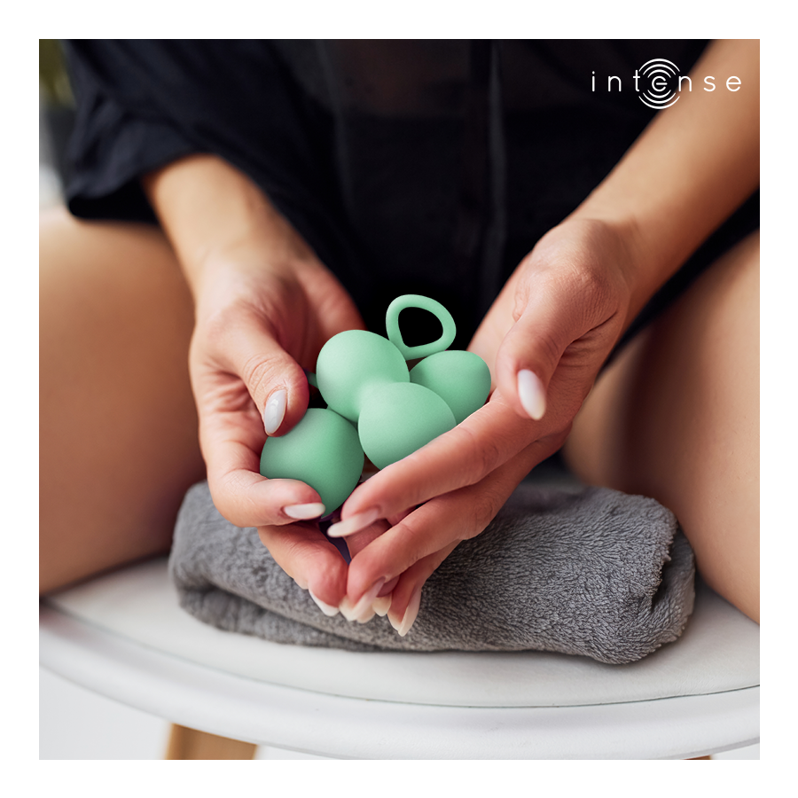 INTENSE - CHARLI KEGEL BALL KIT LIGHT JADE GREEN - My naughty haven #