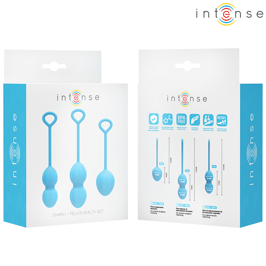 INTENSE - CHARLI KEGEL BALL KIT OCEAN BLUE - My naughty haven #