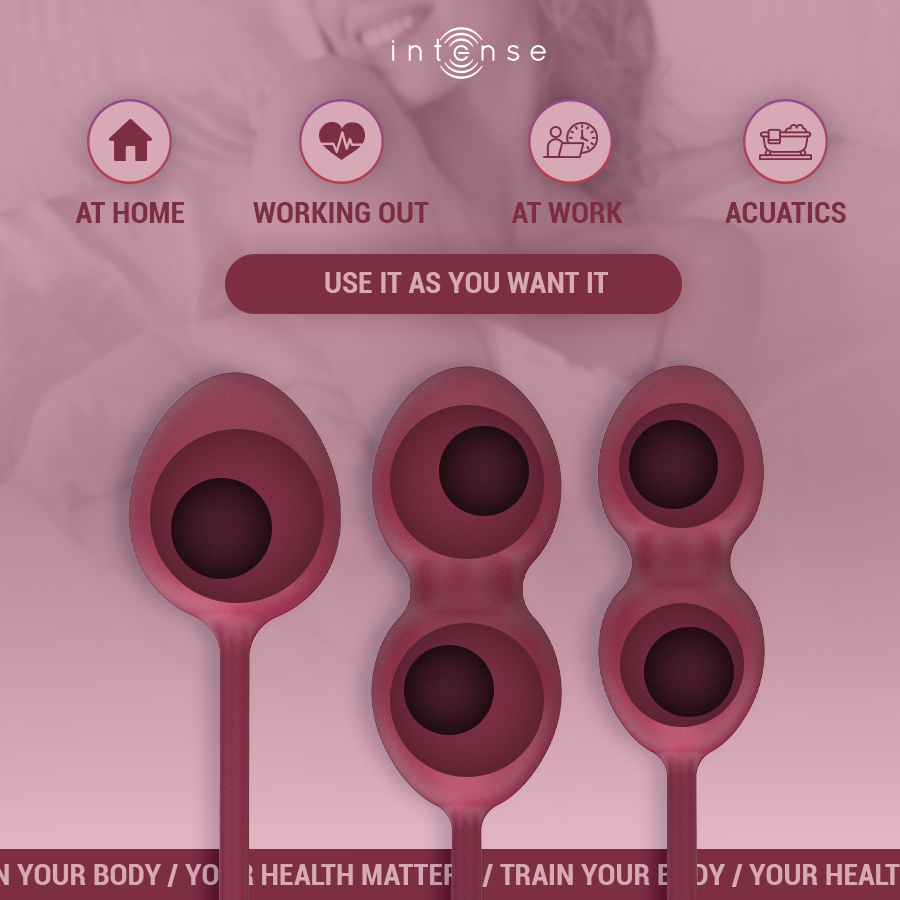 INTENSE - CHARLI KEGEL BALL KIT VIOLET - My naughty haven #