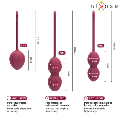 INTENSE - CHARLI KEGEL BALL KIT VIOLET - My naughty haven #