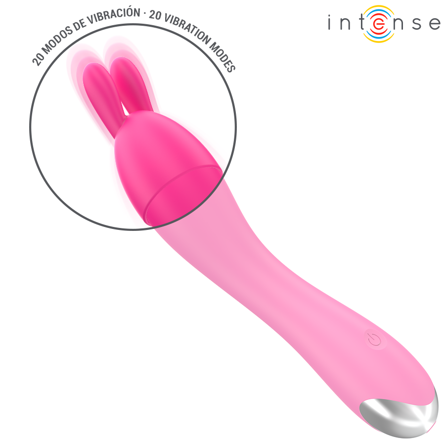 INTENSE - CHER VIBRATOR WITH 20 PATTERNS AND INTERCHANGEABLE HEADS - My naughty haven #