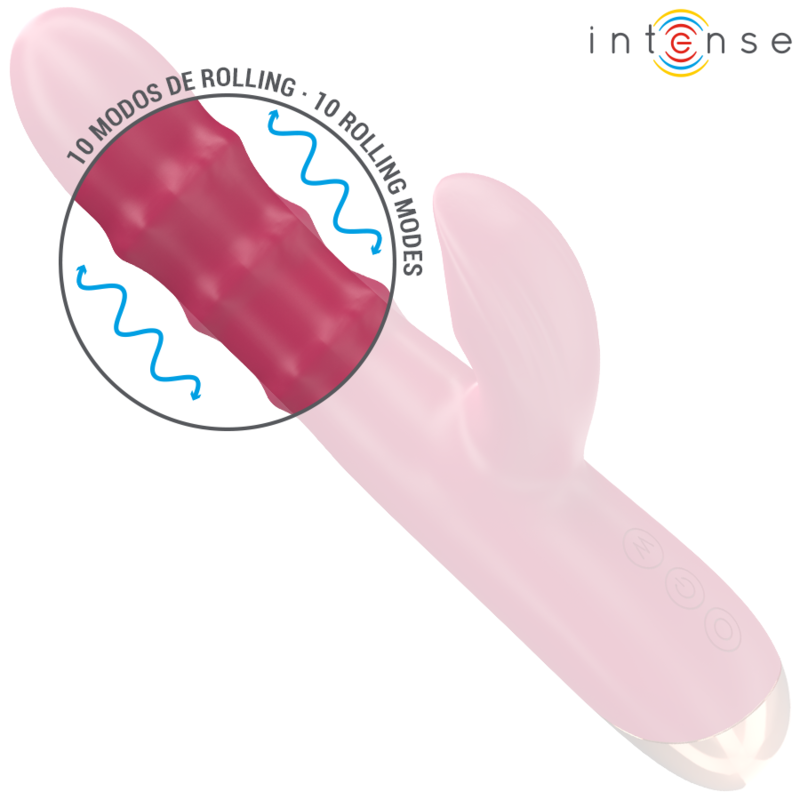 INTENSE - CHLOE MULTIFUNCTION VIBRATOR 3 IN 1 RED - My naughty haven #