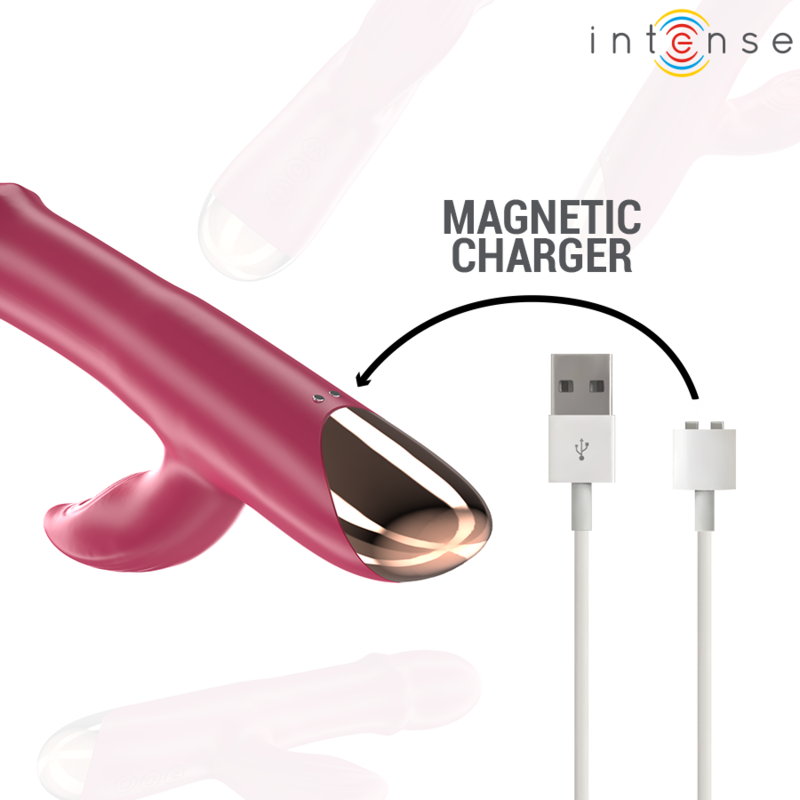 INTENSE - CHLOE MULTIFUNCTION VIBRATOR 3 IN 1 RED - My naughty haven #