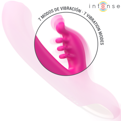 INTENSE - CHRISTINA MULTIFUNCTION RABBIT VIBRATOR 22.5 CM PINK - My naughty haven #